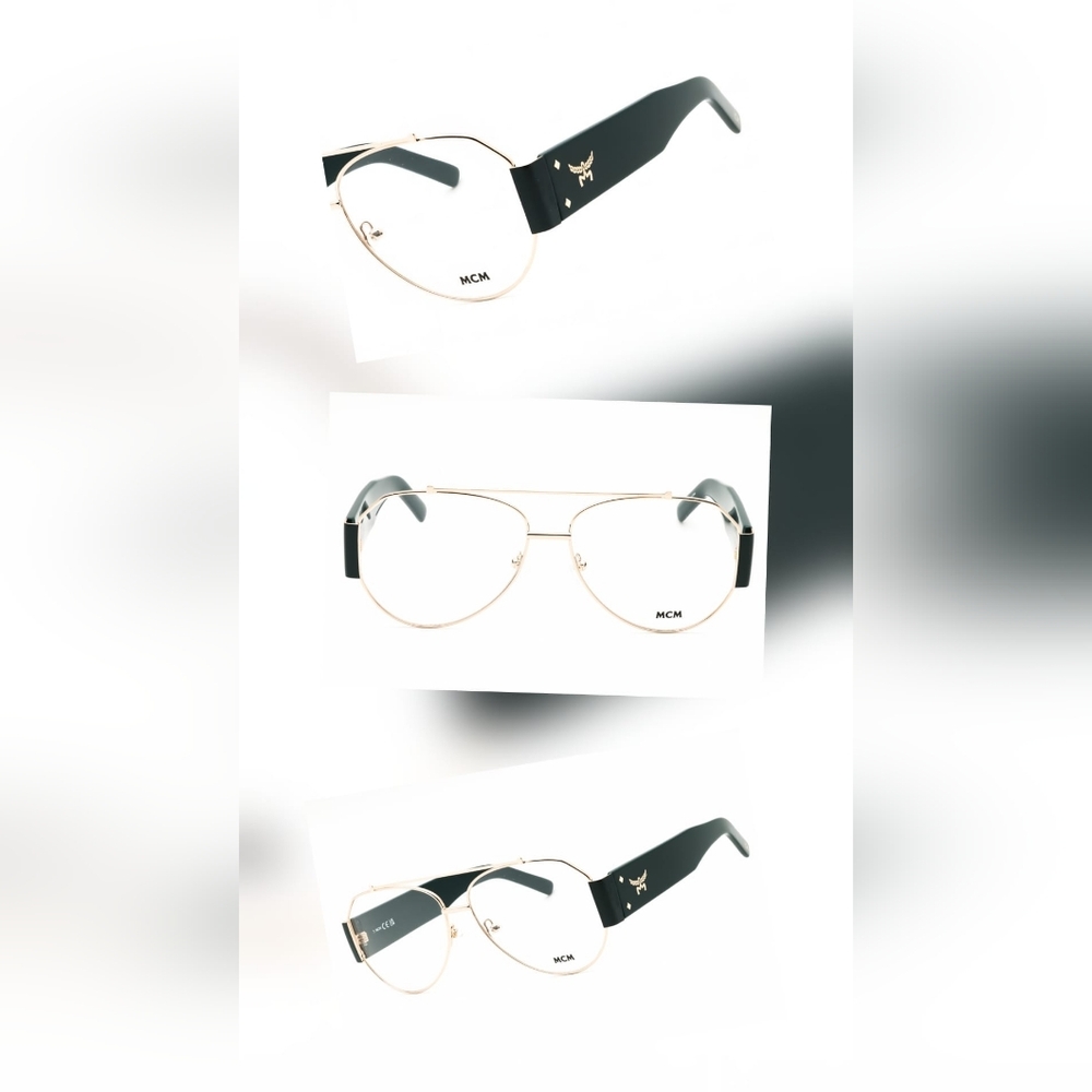 MCM MW5001, Men's Eyewear Frame  with Black and Gold Frame, Size58X14X145 - Picture 4 of 10